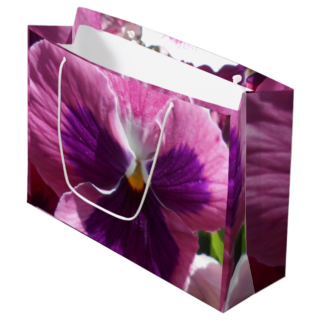 Grand Sac Cadeau Bonheur (Devant Angle)