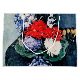 Grand Sac Cadeau Bouquet avec Little Delft, Paul Cezanne