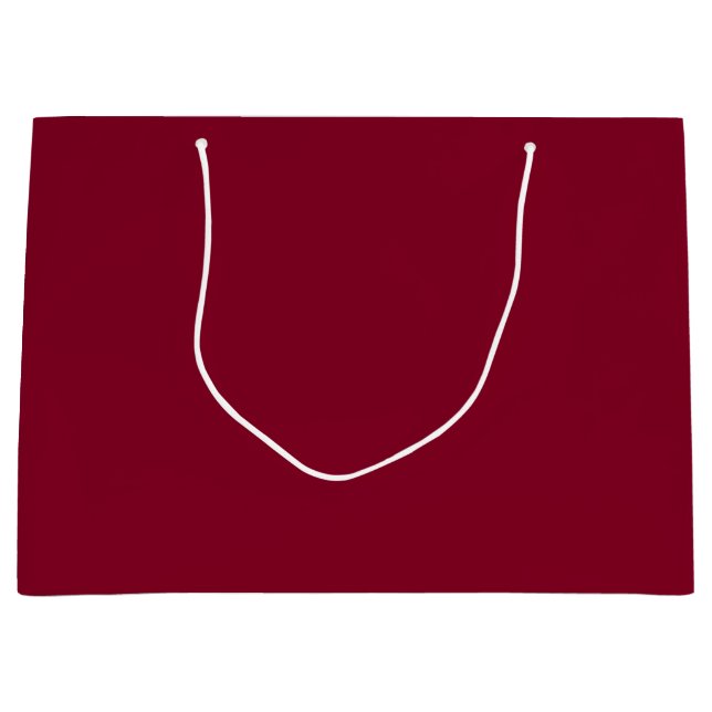 Grand Sac Cadeau Bourgogne (Devant)