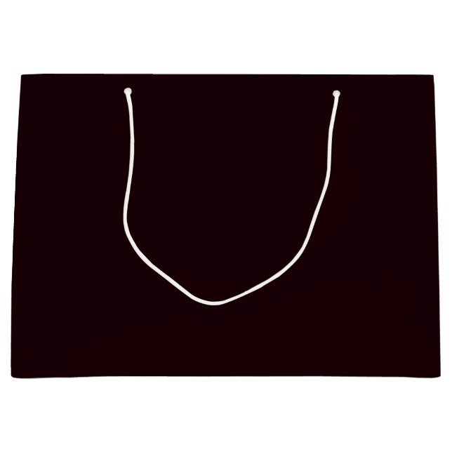 Grand Sac Cadeau Bourgogne foncée | Bourgogne (Devant)