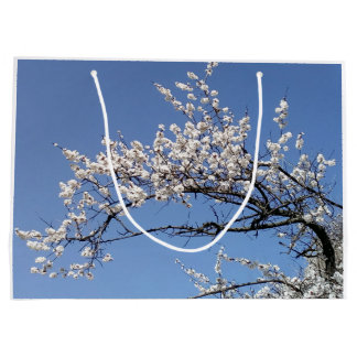 Grand Sac Cadeau Branche de fleur de cerisier