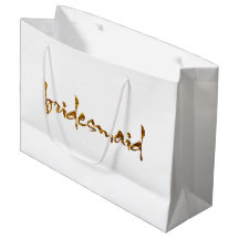 Bridesmaid Faux Gold