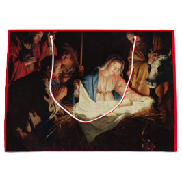 GRAND SAC CADEAU CADEAU GERMAN RENAISSANCE PEINTURE NATIVITÉ