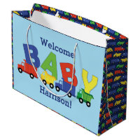 Camions Boy Baby shower Construction Cute