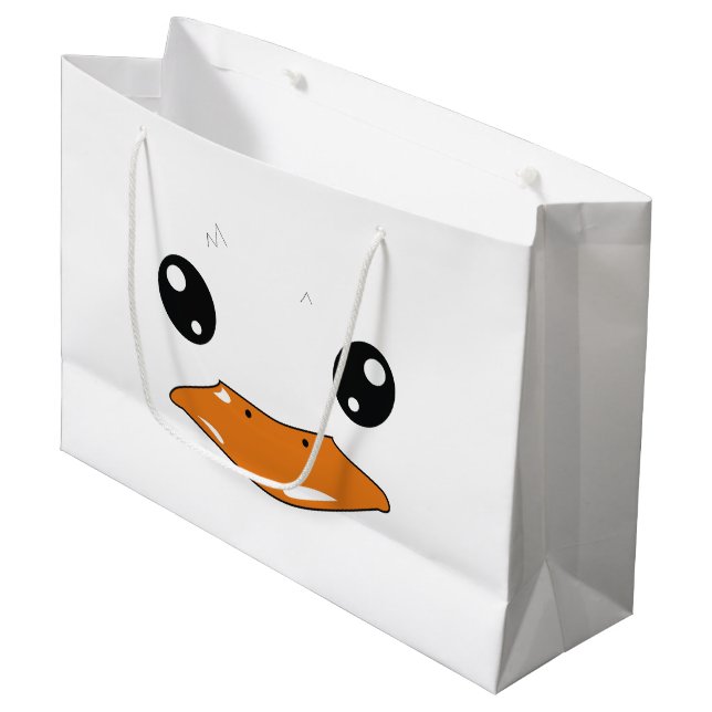 Grand Sac Cadeau Canard (Devant Angle)