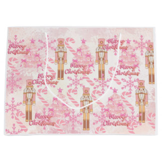 Grand Sac Cadeau Candy rose