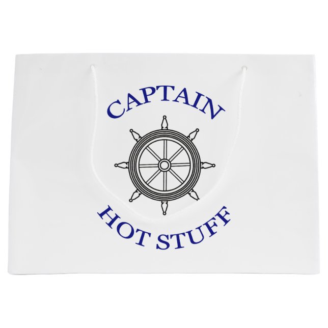 Grand Sac Cadeau "Capitaine Hot Stuff" (Devant)
