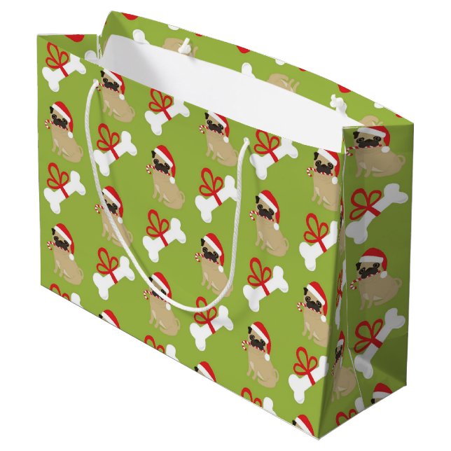 Grand Sac Cadeau Carlins et os (Dos Angle)