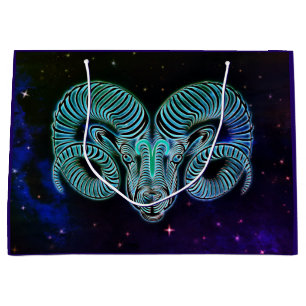 Grand Sac Cadeau carré cadeau zodiac ram