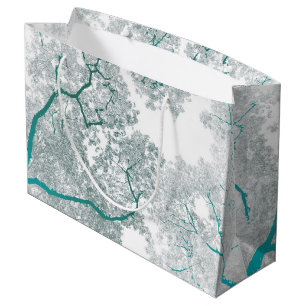 Grand Sac Cadeau Carte des arbres 3