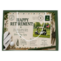 Carte postale thématique Golf Joyeuse Retraite