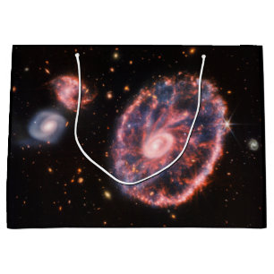 Grand Sac Cadeau Cartwheel Galaxy, James Webb Télescope Spatial