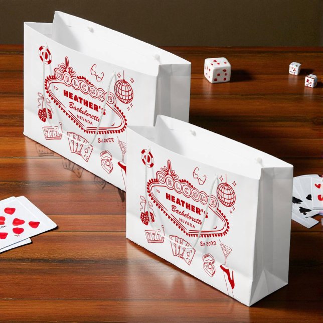 Grand Sac Cadeau Casino Las Vegas Bachelorette Party Favors (Créateur téléchargé)