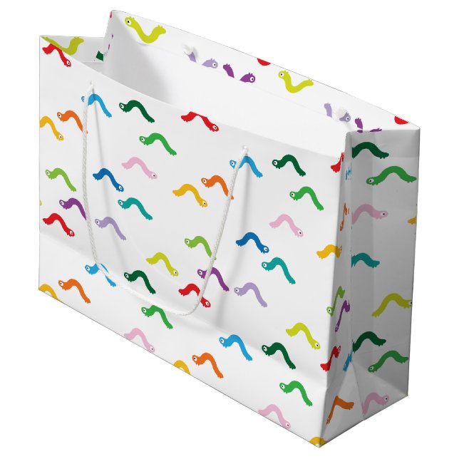 Grand Sac Cadeau Caterpillar (Devant Angle)