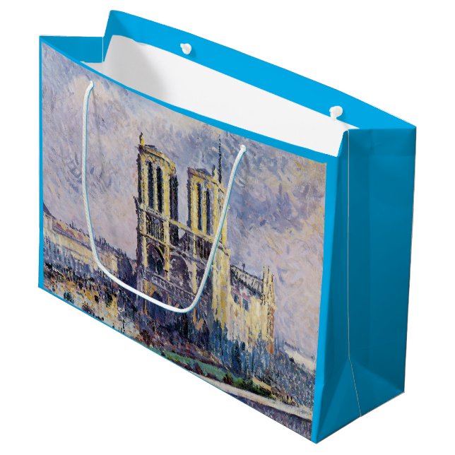 Grand Sac Cadeau Cathédrale Notre-Dame (Devant Angle)