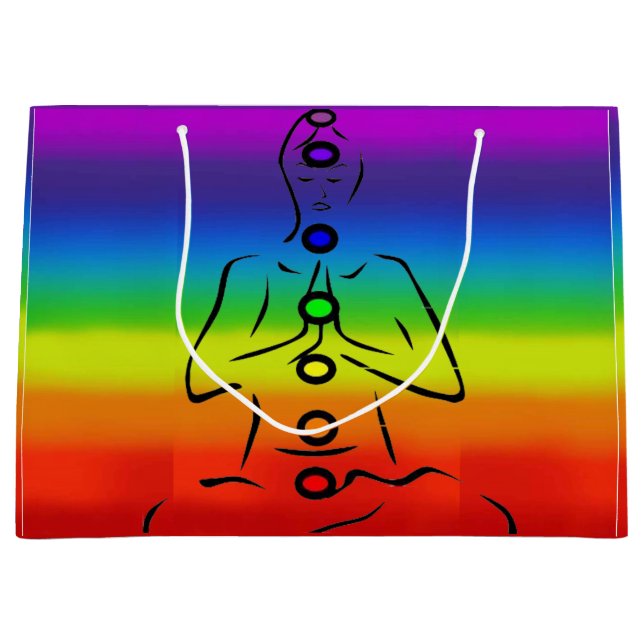 Grand Sac Cadeau Chakra/Reiki (Devant)