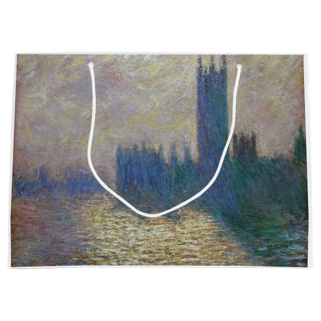 Grand Sac Cadeau Chambres du Parlement (Londres), Monet (Devant)