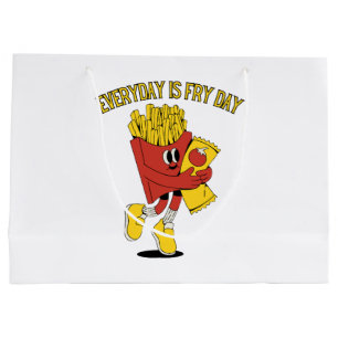 Grand Sac Cadeau Chaque Jour Est Le Jour De Frites