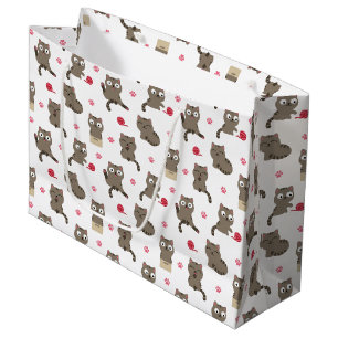 Grand Sac Cadeau Chat