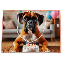 Chien de boxe Anniversaire Amusant