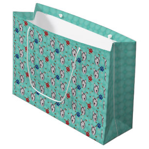 Grand Sac Cadeau Chien de traîneau sibérien