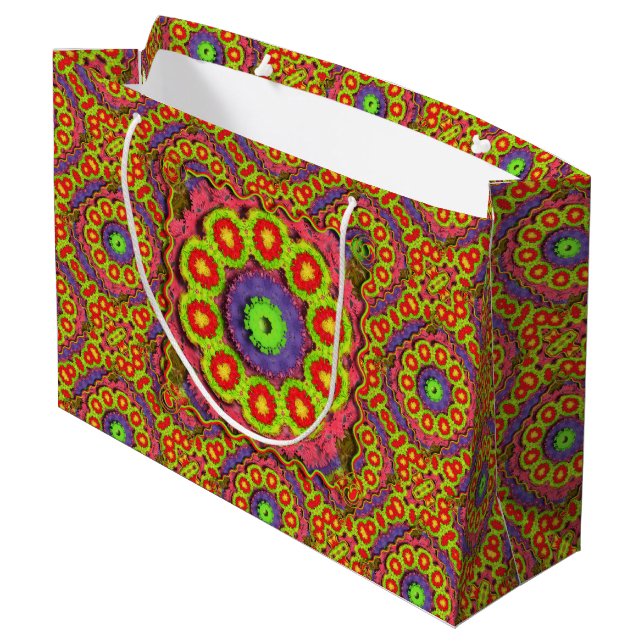 Grand Sac Cadeau Cinco De Mayo Pinata Abstrait (Dos Angle)