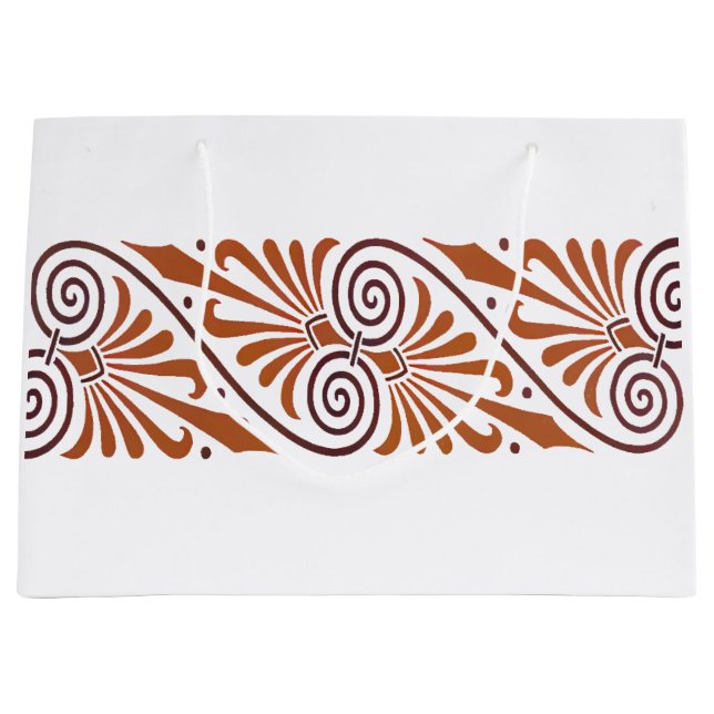 Grand Sac Cadeau Classic Greek Elegance Neutral  (Devant)