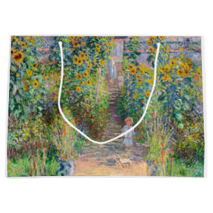 Grand Sac Cadeau Claude Monet - Le jardin de l'artiste à Vetheuil