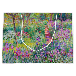 Grand Sac Cadeau Claude Monet - Le jardin d'Iris à Giverny