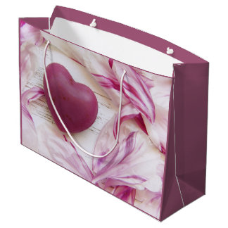 Grand Sac Cadeau Coeur