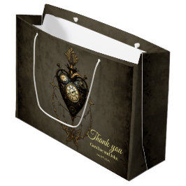 Grand Sac Cadeau Coeur de vapeur,
