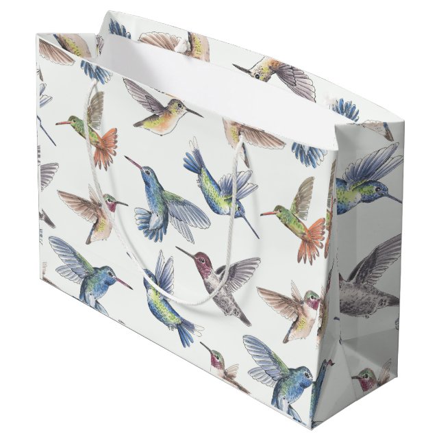 Grand Sac Cadeau Colibri (Dos Angle)