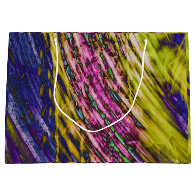 Grand Sac Cadeau Colorful movements Gift Bag (Devant)