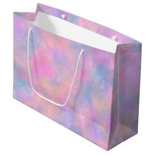 Grand Sac Cadeau Combinaison géniale de couleurs pastel