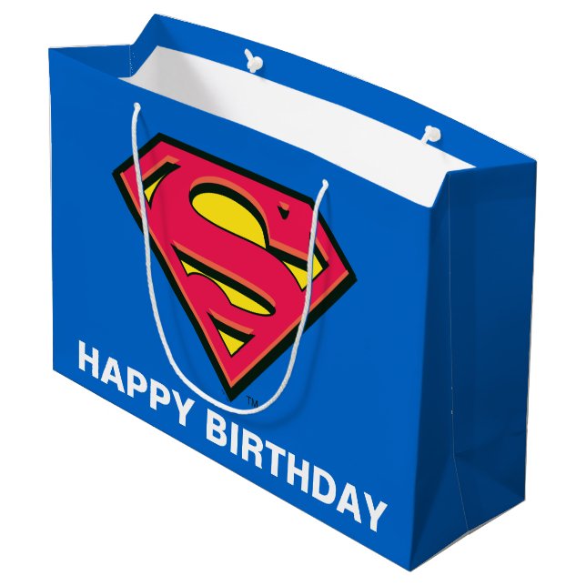 Grand Sac Cadeau Comics DC | Superman | Logo classique (Dos Angle)