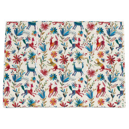 Grand Sac Cadeau Conception inspirée d'Otomi