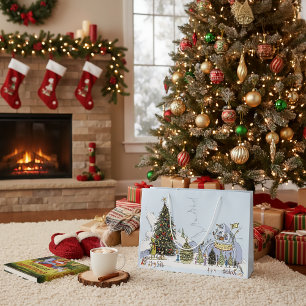 Grand Sac Cadeau Concours de l'arbre de Noël de Whoville