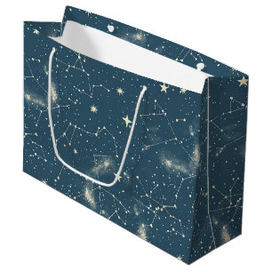 Grand Sac Cadeau Constellation céleste - Nuit étoilée (2)