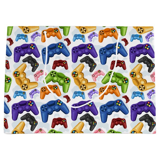 Grand Sac Cadeau Contrôleurs de jeu (Devant)