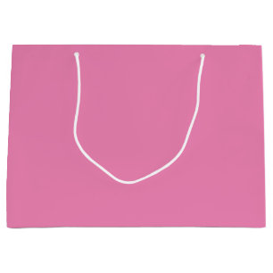 Grand Sac Cadeau Couleur solide simple rose