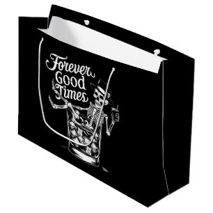 Grand Sac Cadeau Crâne d'Halloween drôle pour toujours bon moment