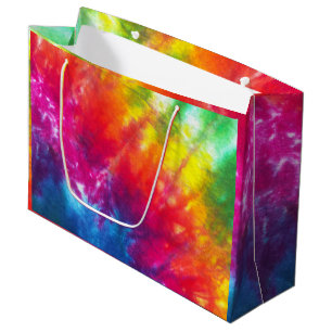 Grand Sac Cadeau Cravate multicolore
