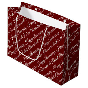 Grand Sac Cadeau Créer votre propre nom Anniversaire