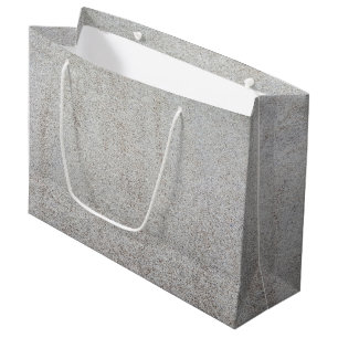 Grand Sac Cadeau Créez votre propre photo de texture de sable de  