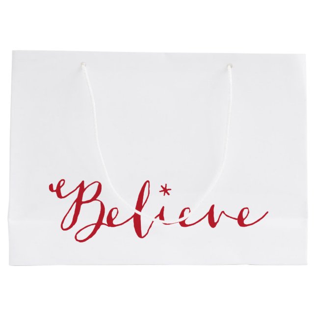 Grand Sac Cadeau Croyez (Dos)