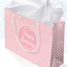 Cute Happy Birthday Name Any Age Pretty Pink