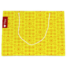 Dainty Orange on Yellow