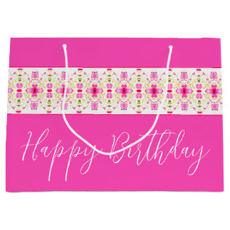 Grand Sac Cadeau Dainty Rose Floral