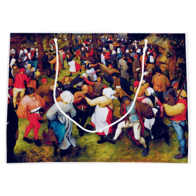 Grand Sac Cadeau Danse Mariage, Pieter Bruegel (Devant)