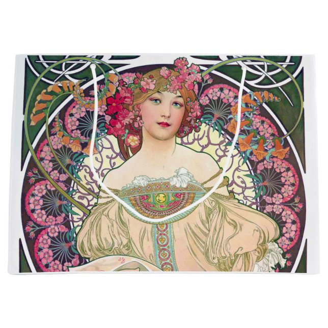 Grand Sac Cadeau Daydream (printemps), Mucha (Devant)
